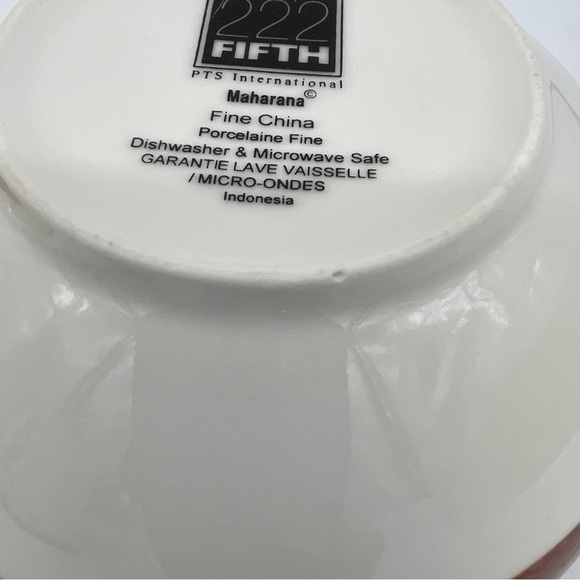 222 FIFTH Maharana Coupe Cereal Bowl Set of Two - Picture 7 of 10